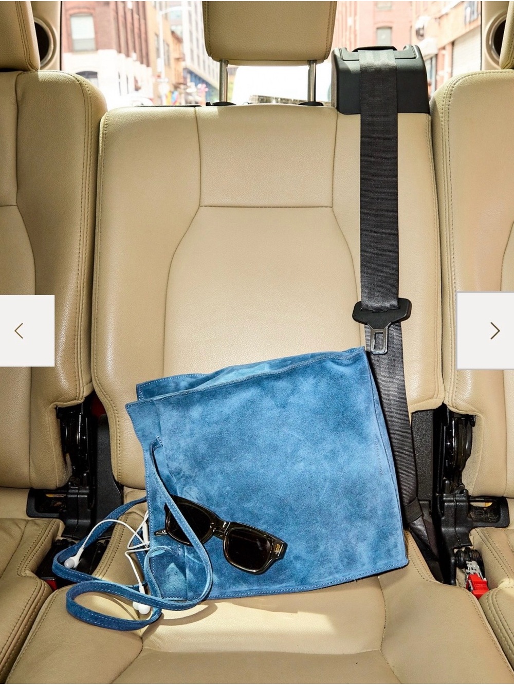 Parker Thatch blue suede magazine tote new nvr worn! Won’t leave up long! - Picture 5 of 8